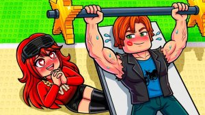 ТОЛЬКО СИЛЬНЫЕ ПОЛУЧАТ ДЕВУШКУ В KICK A LUCKY BLOCK! 💪❤️ РОБЛОКС