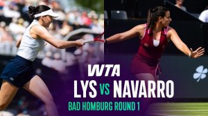 23.06.2026 | Евой Лис - Эммой Наварро | Хайлайты | WTA Bad Homburg 2026