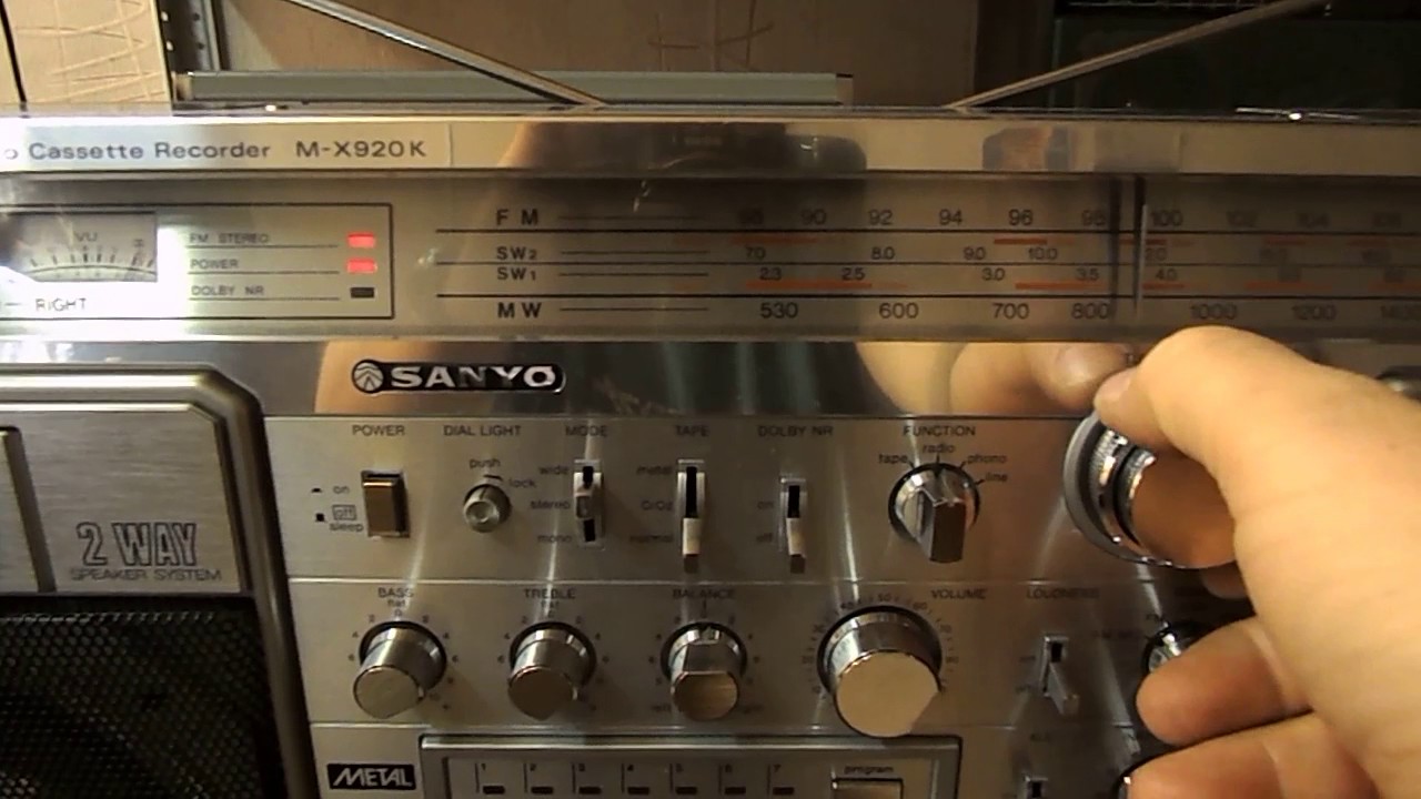 Sanyo MR-X920 #7 ....Primary Testl....He Arrived From Ukraine.
