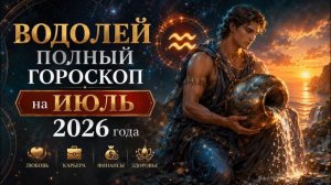 Водолей. Полный гороскоп на Июль 2026 года