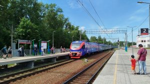 Электропоезд ЭП2Д-0105 ЦППК Рэкс станция Большая Волга 7.06.2026