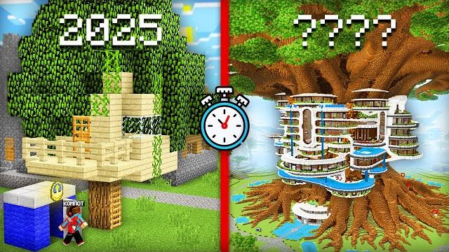 ЧТО БУДЕТ С ЭТИМ ДОМОМ НА ДЕРЕВЕ ЧЕРЕЗ 10000 ЛЕТ В МАЙНКРАФТ | Компот Minecraft смотреть онлайн