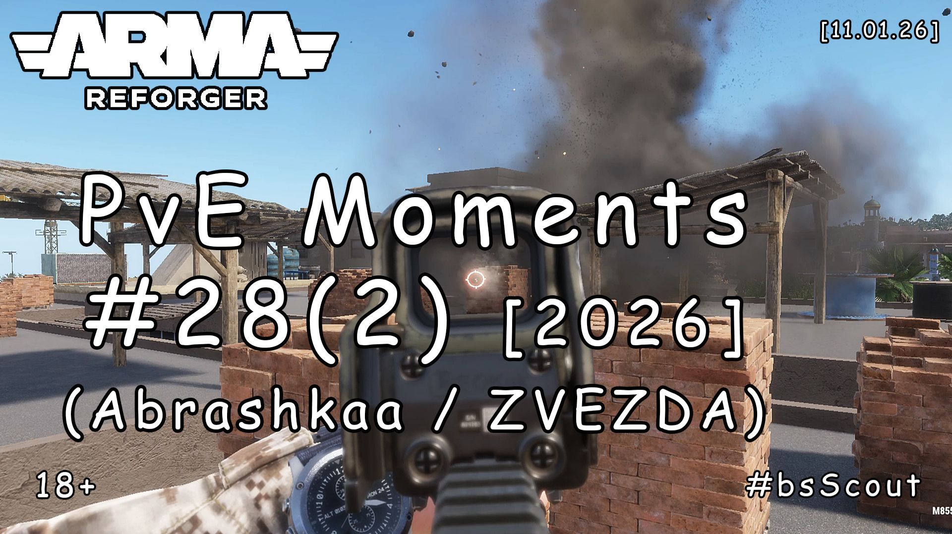 ARMA Reforger - PvE моменты #28 (2) - Гоняем жуликов на крыше (PVE: ZVEZDA HARDCORE) [2026] смотреть онлайн
