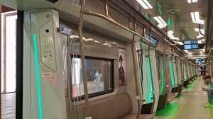 Троицкая линия Московского метрополитена поездка кадры