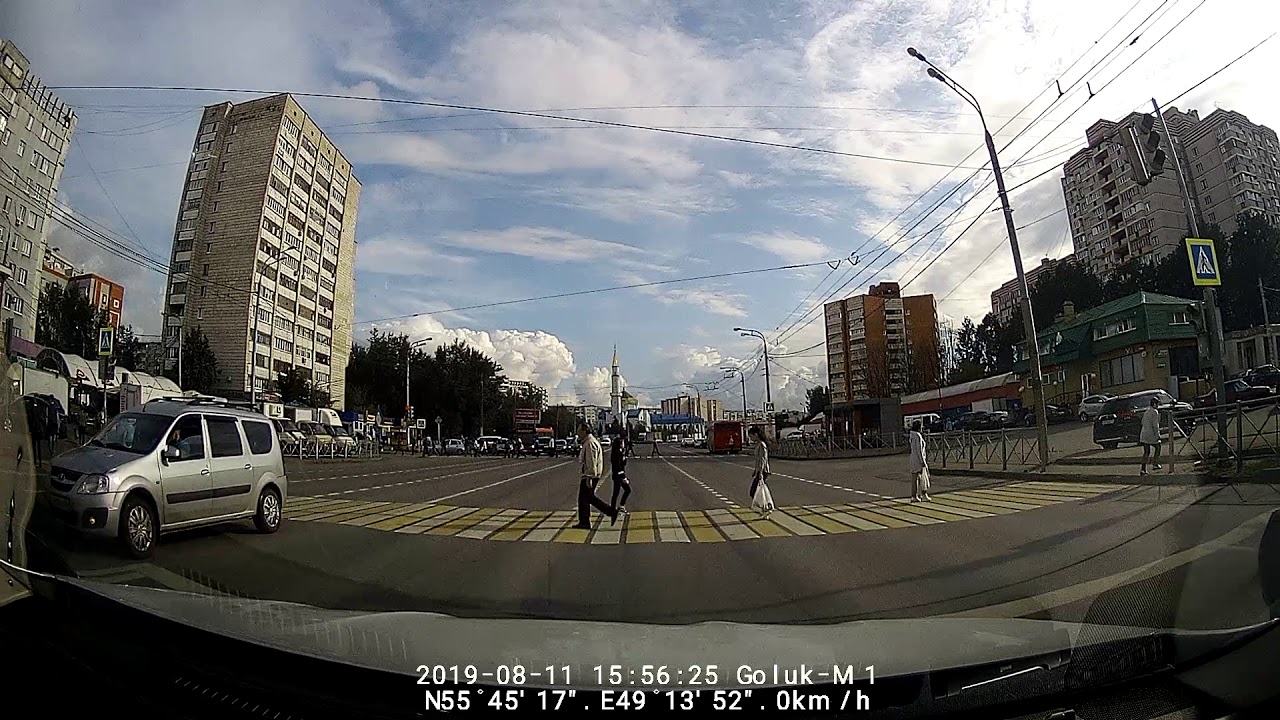 Дневная съемка Goluk M1 смотреть онлайн