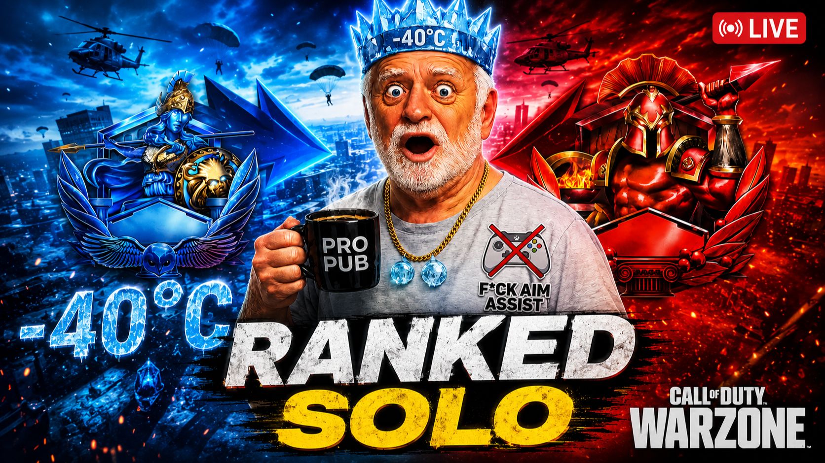 Warzone RANKED: 2 ПОДРЯД С РАНДОМАМИ! смотреть онлайн