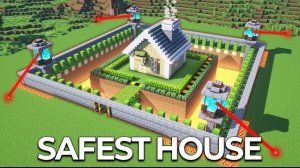 ⛏️ Урок по Майнкрафту :: Как построить самый безопасный дом в мире 🏠