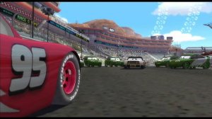 Новая покраска Молнии Маккуина. Начальная катсцена в Cars Race O Rama