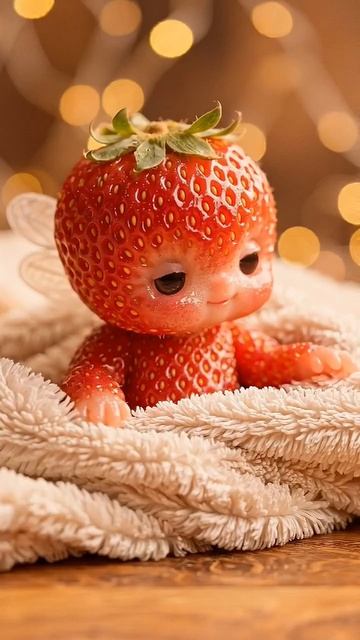 Клубничная милота, от которой тает сердце 🍓 ASMR-видео для уюта и мурашек #асмр   #милота #клубника