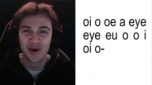 ои ои ай ай ейе ейе