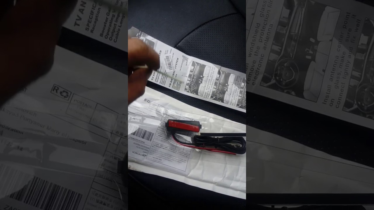 Китайская авто антенна пришла. смотреть онлайн