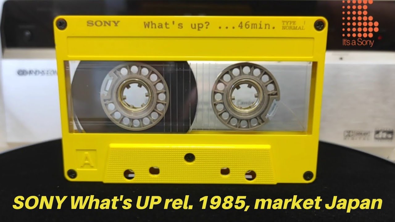 Аудио кассета SONY What's up релиз 1985, рынок Японии. смотреть онлайн