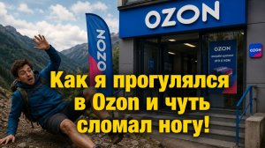 Пошел в ozon и чуть не сломал ногу!