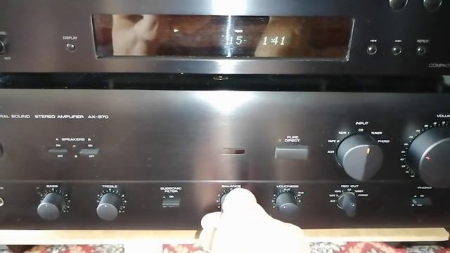 Yamaha AX-570 Видео работы к моему объявлению на сайте Авито. смотреть онлайн