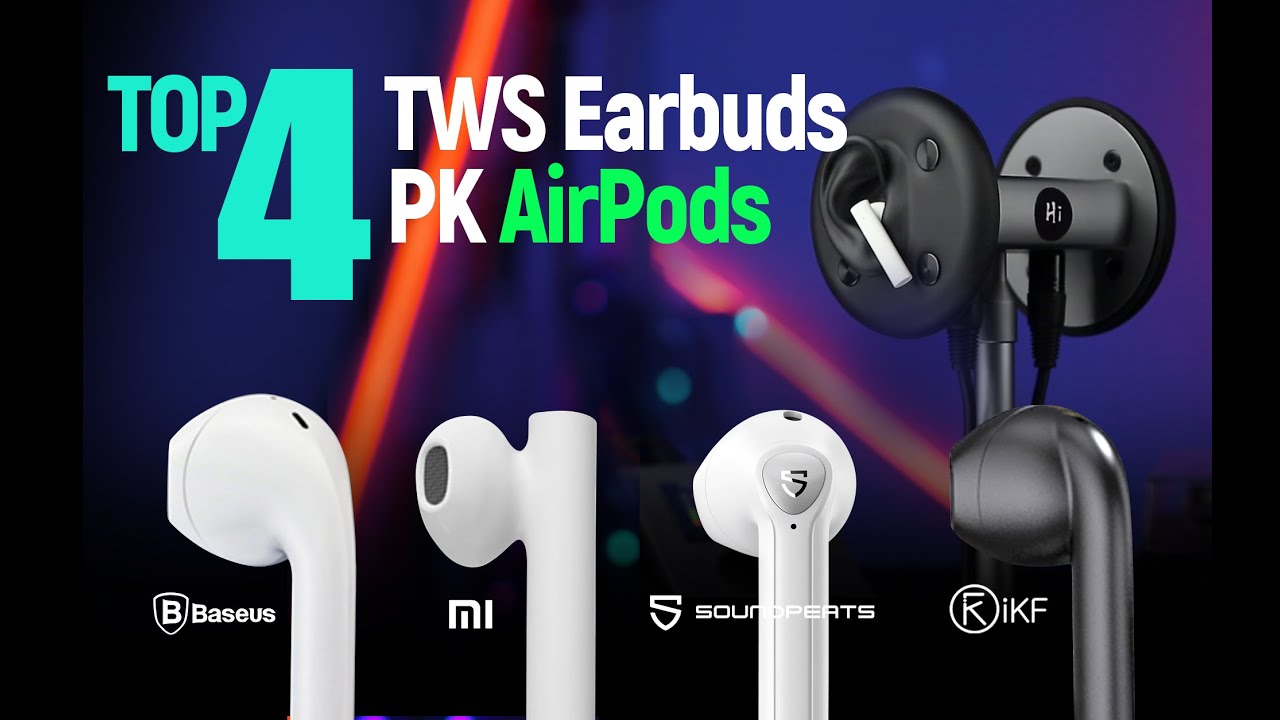 4 TWS Earbuds Much Cheaper Than AirPods [ Sound Comparison With Airpods ] смотреть онлайн