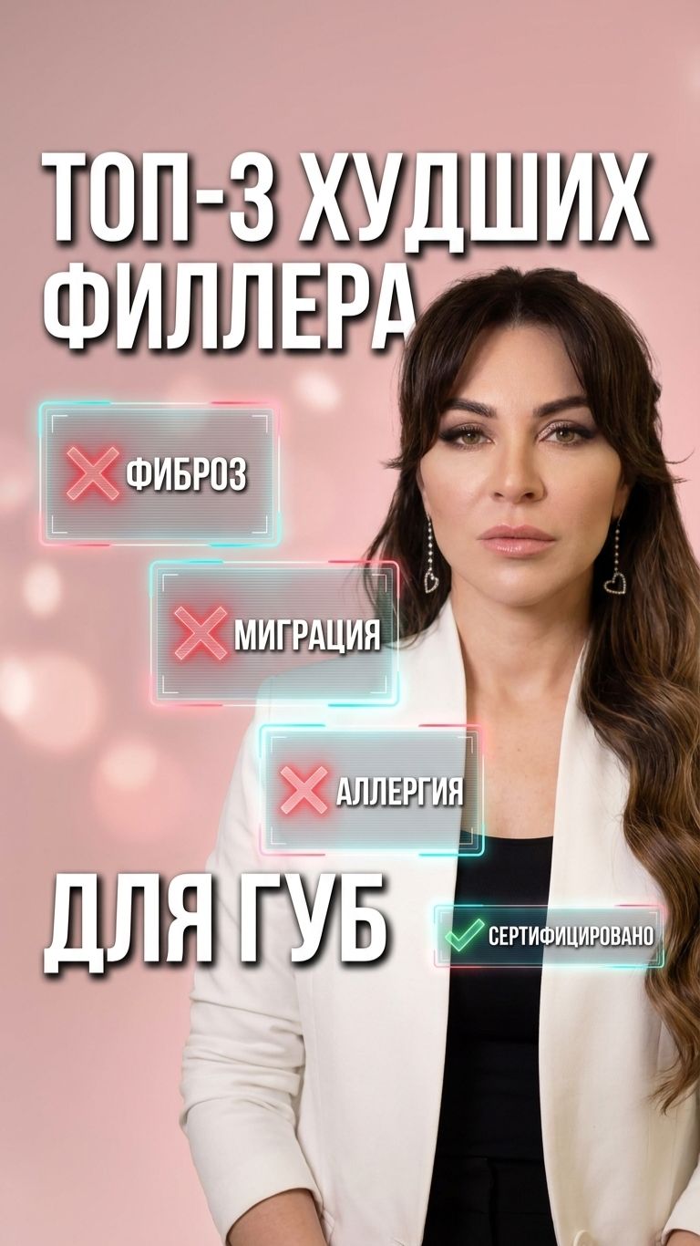⚠️ Топ-3 худших филлера для губ: чем опасна экономия