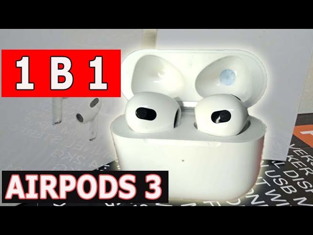 НАУШНИКИ AIRPODS 3 - КАЧЕСТВЕННАЯ РЕПЛИКА ОБЗОР смотреть онлайн