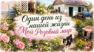 Дорожка/Розы/Обрезка/ Один день из нашей жизни
