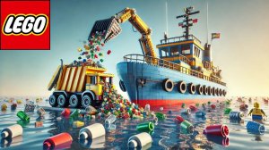 Мусорный грузовик LEGO, отправленный с корабля – сможет ли он очистить океан#