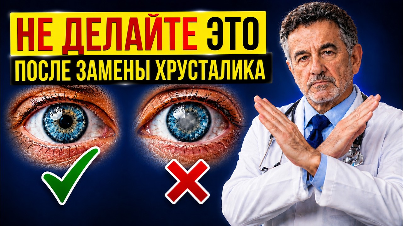 Почему врачи запрещают это после замены хрусталика? 5 правил, которые сохранят вам зрение смотреть онлайн