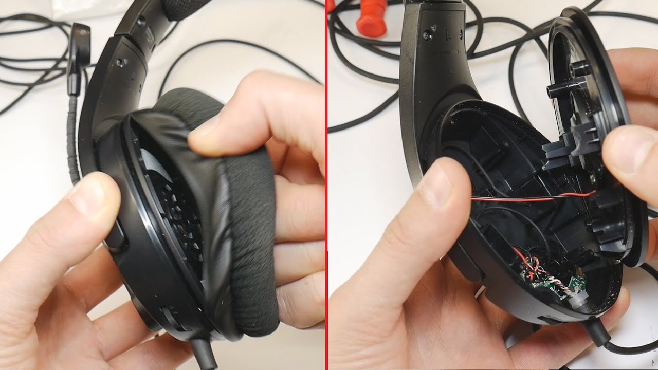 Replace Hyperx Cloud Stinger Core Headset Ear-Pads - Disassembly смотреть онлайн
