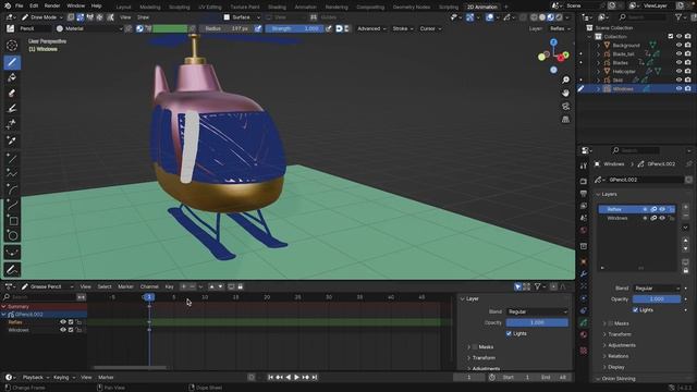 13_Frame By Frame Animation with Grease Pencil