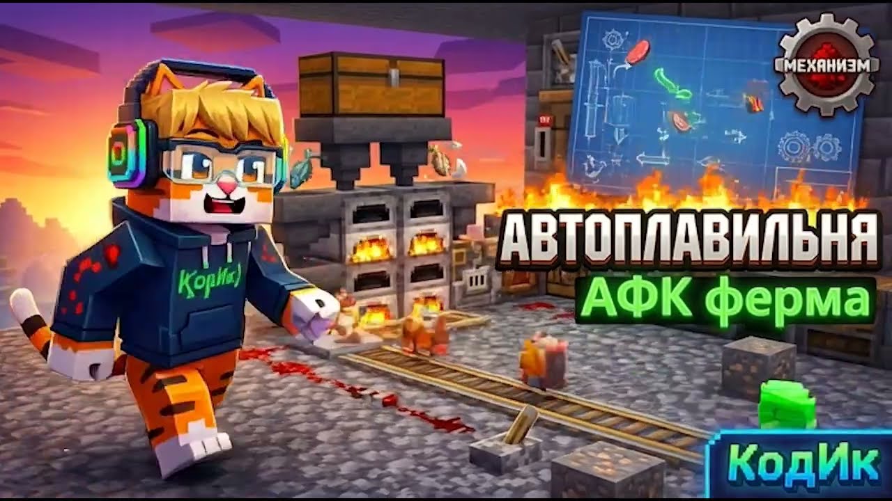 АВТОПЛАВИЛЬНЯ В МАЙНКРАФТ | АФК ферма смотреть онлайн