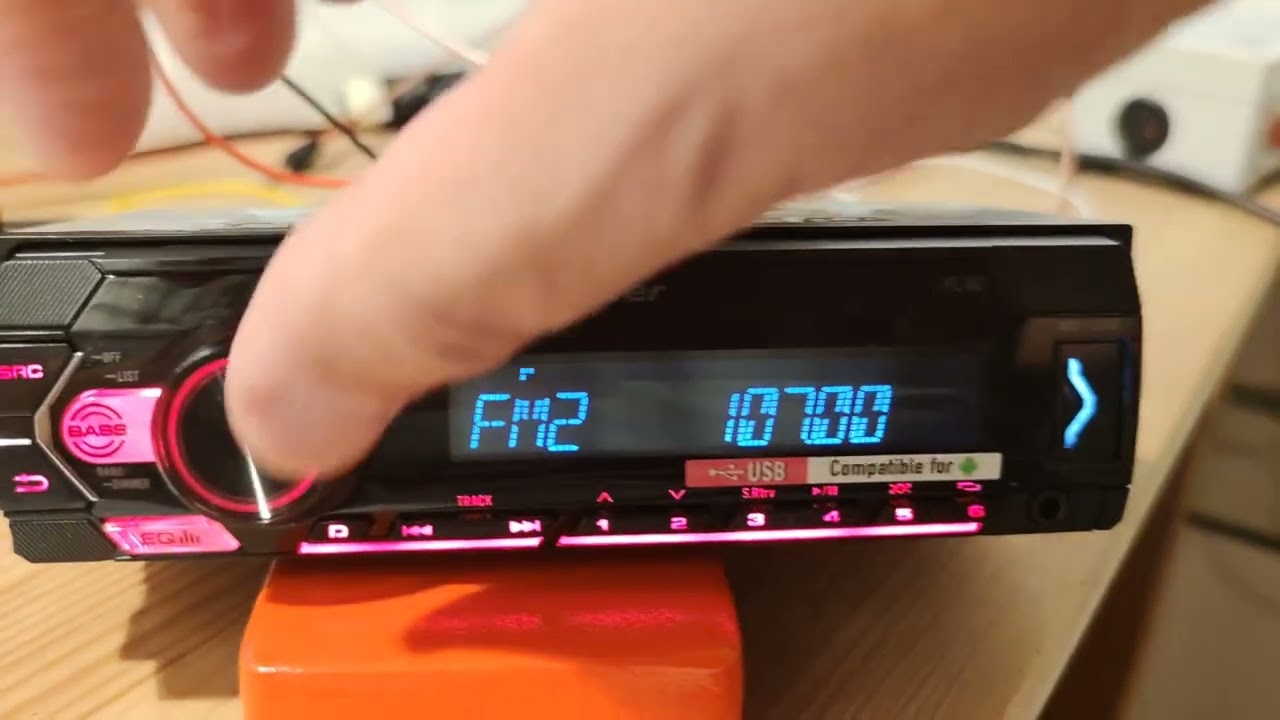 Сравнение по приему   слабых станций на УКВ автомагнитолы  Pioneer MVH-S120UB с другими приемниками.