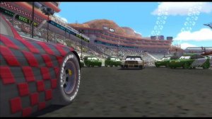 Новая покраска Молнии Маккуина. Начальная катсцена в Cars Race O Rama