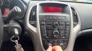 Опель Астра настроить часы