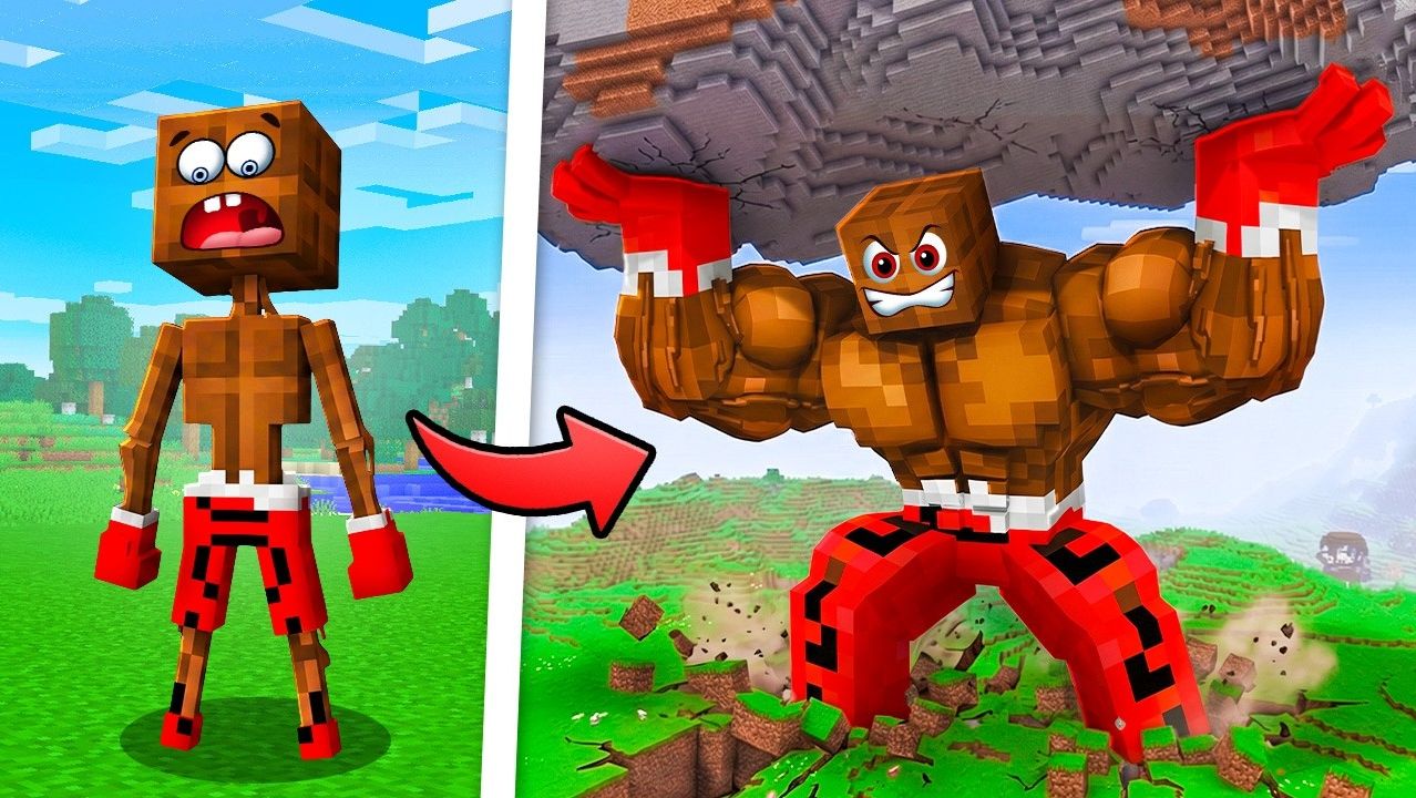 ОТ СЛАБАКА ДО ГИГАНТА!😱 Я СЛОМАЛ МАЙНКРАФТ! - (ВЛАДУС) #Minecraft #Майкнрафт смотреть онлайн