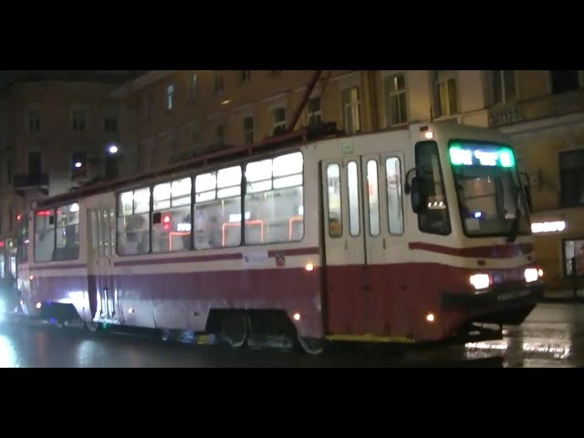 трамвай Санкт-Петербурга : тс-77 8343 по 41 смотреть онлайн