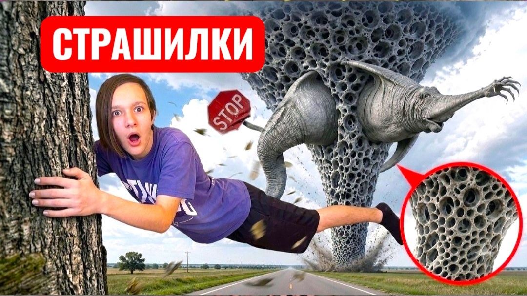 Мы НАШЛИ ТОРНАДО ТРИПОФОБИЯ, который засосал HAND SEA MONSTER в реальной жизни. СТРАШИЛКИ. смотреть онлайн
