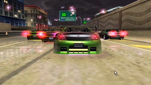 Hyundai Tiburon GT с покраской от машины Рэйчел Nissan 350Z в Need For Speed Underground 2