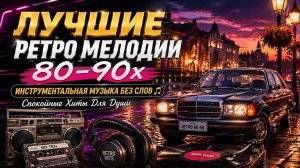 ЛУЧШИЕ РЕТРО МЕЛОДИИ 80–90х 🎶 Инструментальная Музыка Без Слов  Спокойные Хиты Для Души