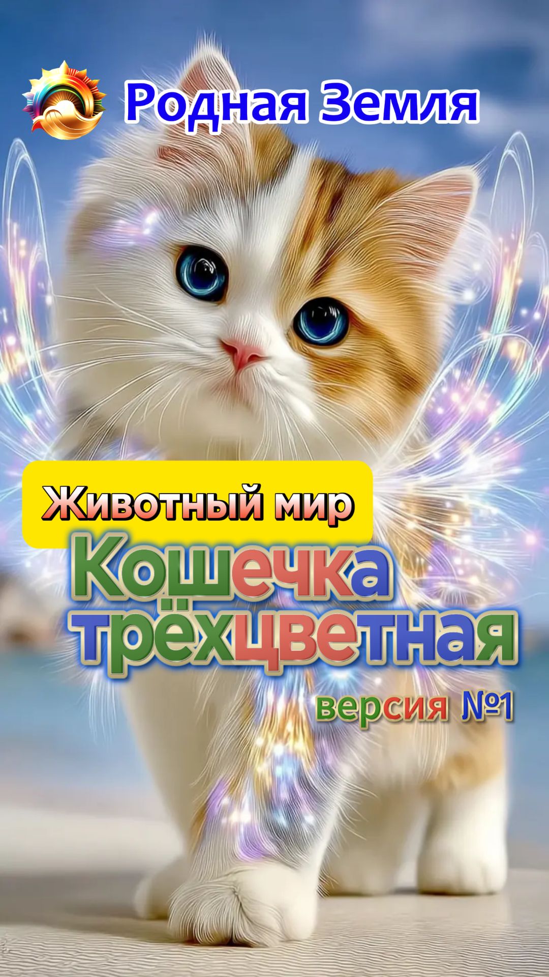 Животный мир. Кошечка трёхцветка v1