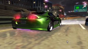 Toyota Supra с покраской от машины Рэйчел Nissan 350Z в Need For Speed Underground 2