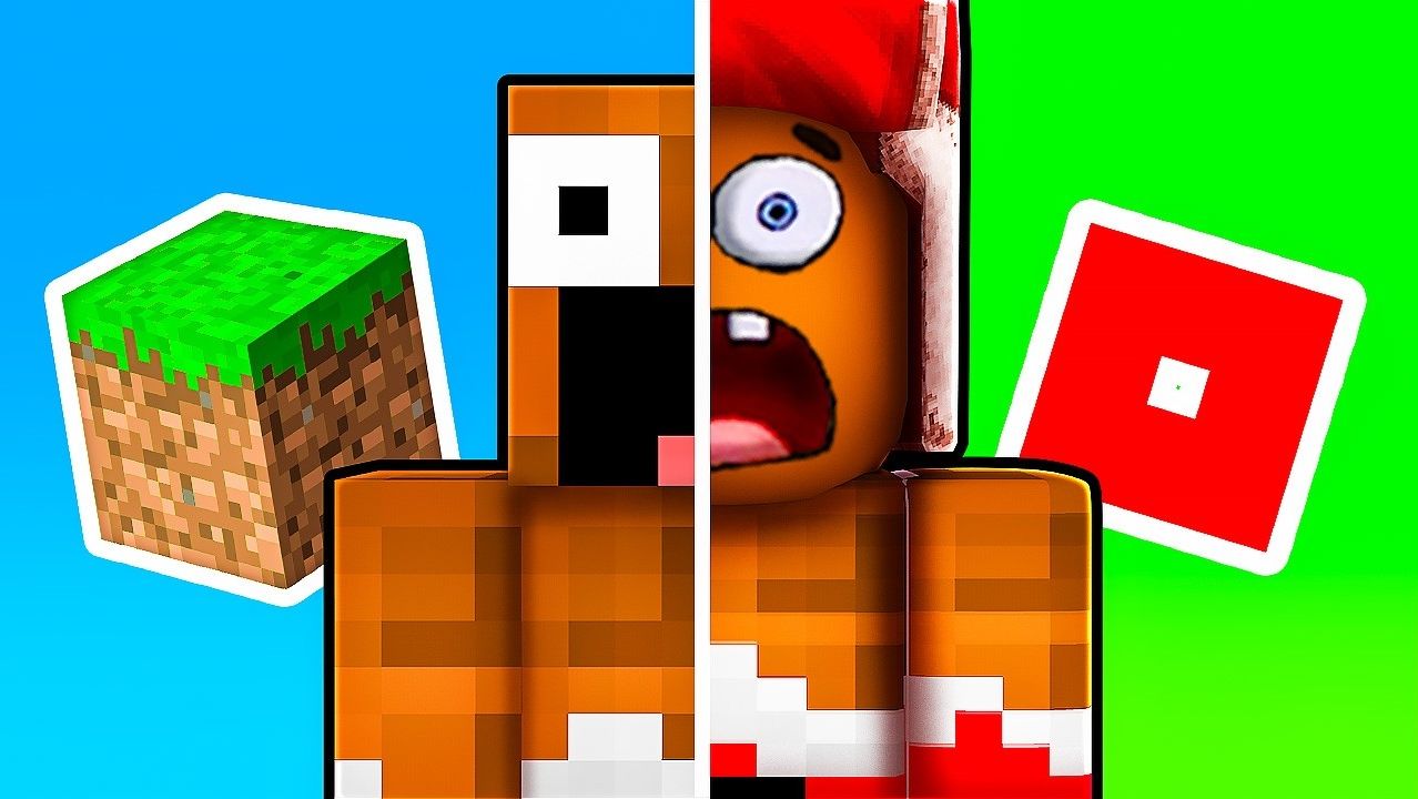 Мой Друг СОЕДИНИЛ 2 ИГРЫ Minecraft и Roblox - (ВЛАДУС) #Minecraft #Майнкрафт смотреть онлайн