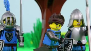 ЛЕГО Рыцари Штурм Средневекового Замка! 🏰⚔️ Видео детям