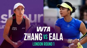 09.06.2026 | Шуай Чжан - Александры Эала | Лучшие моменты матча | WTA London 2026
