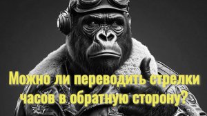 Можно ли переводить стрелки часов в обратную сторону? 🤔