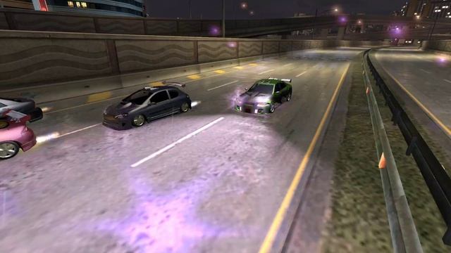 Lexus IS 300 с покраской от машины Рэйчел Nissan 350Z в Need For Speed Underground 2 смотреть онлайн