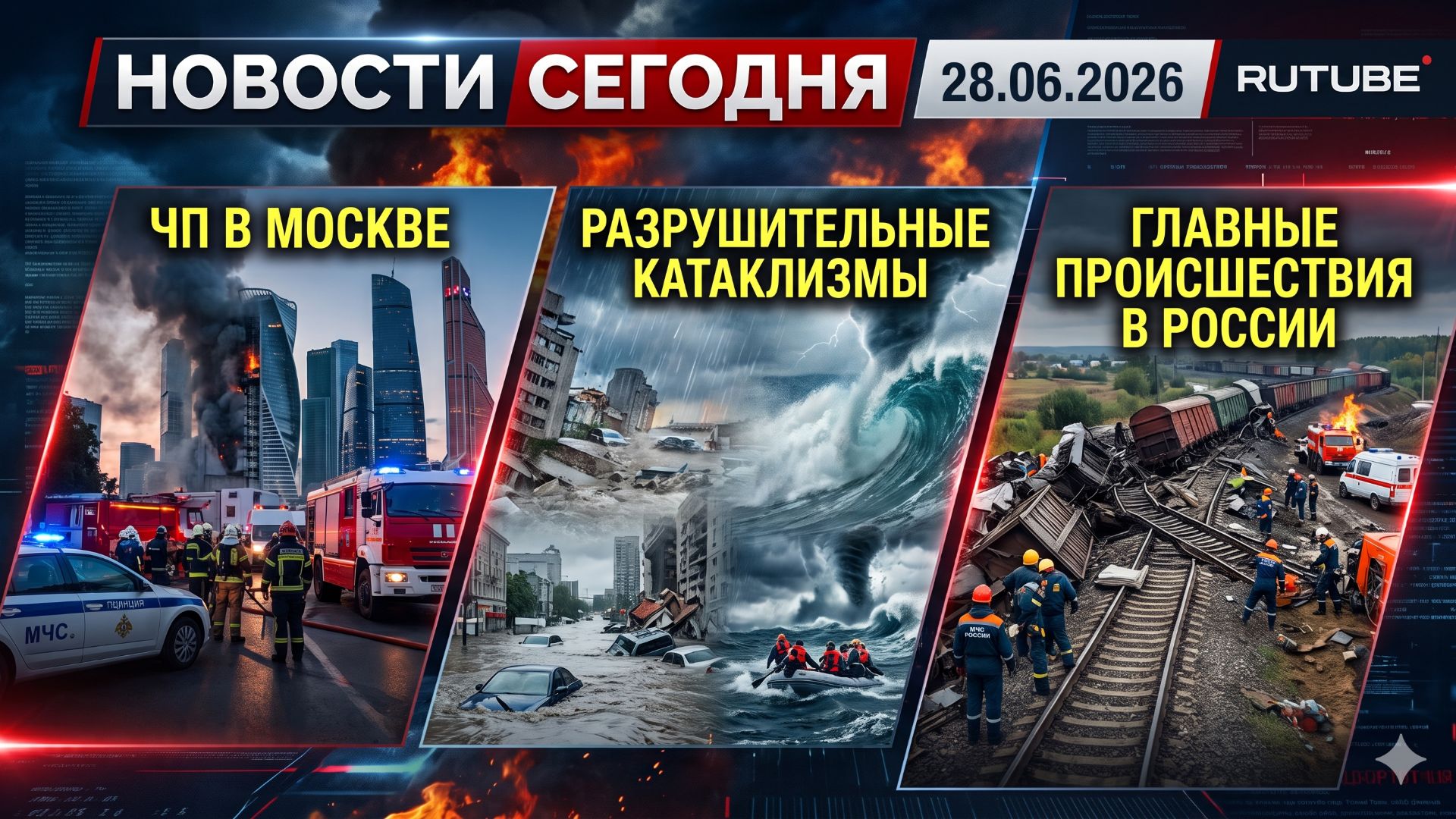 НОВОСТИ СЕГОДНЯ 28.06.2026 | ЧП в Москве,  катаклизмы, главные происшествия в России