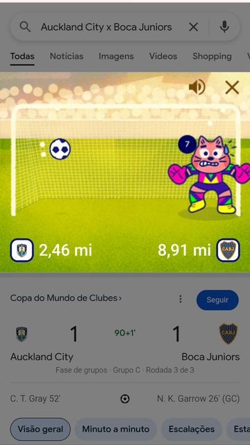 30 - Auckland City x Boca Juniors- Partidas 13-17 - Mini Cup Google Copa do Mundo de Clubes