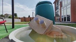 Потопление картонного корабля Посейдон