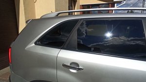Снятие рейлингов с крыши Kia Sorento XM 2011г/ Removing roof rails Kia Sorento XM 2011
