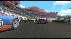 Новая покраска Молнии Маккуина. Начальная катсцена в Cars Race O Rama