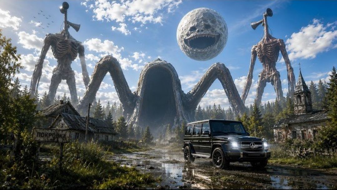 😱 Я сфотографировал Сиреноголового... а потом появился Пожиратель морей!