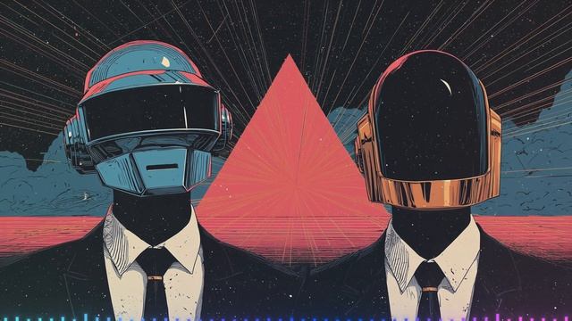 Daft Punk Inspired： Sunset Protocol 2099 🌅🤖 ｜ French House, Retro Future, Electronic Mix смотреть онлайн