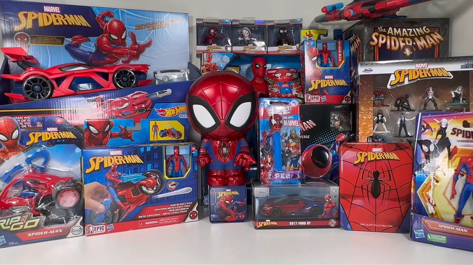 КОЛЛЕКЦИЯ ИГРУШЕК ЧЕЛОВЕК ПАУК | SPIDER MAN MARVEL смотреть онлайн